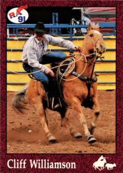 1991 Rodeo America Set B #64 Cliff Williamson Front